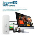 USB 4G LTE Modem Unlocked Mobile Dongle Wifi Router 150mbps With SIM Card Slot Pocket For Car Outdoor