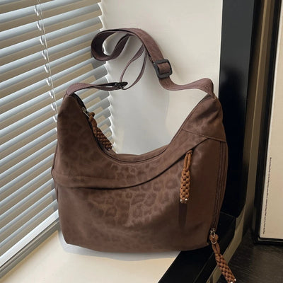 Women Fashion Leopard Print Crossbody Bag Large Capacity | SAMAG