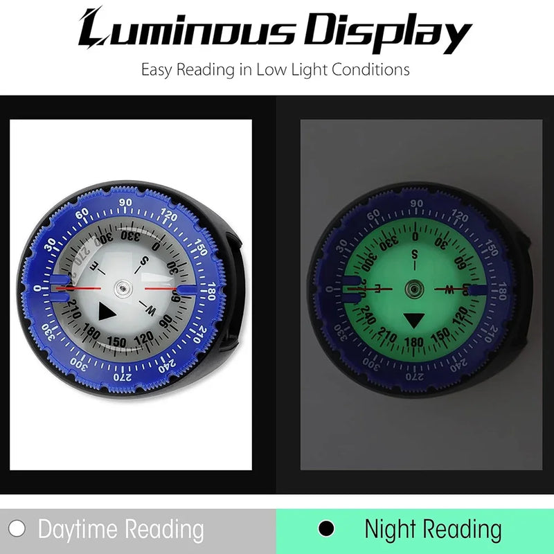 Underwater Navigation Compass 50m Professional Waterproof - View 5 | SAMAG