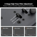 Fosi Audio ZP3 Preamplifier with 3-in/3-out XLR/RCA/SUB OUT HiFi Preamp with HPF High Pass Filter Tone Control