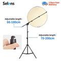 Selens New Collapsible Reflector Holder Boom Arm Grip Light Stand Tripod Photo Studio Kits Softbox Photography Accessories 삼각대