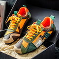 Men's Forrest Gump Shoes Trendy Flat-Sole Lace-Up Sneakers Versatile Casual Shoes Low-Top Soft-Sole Men's Shoes