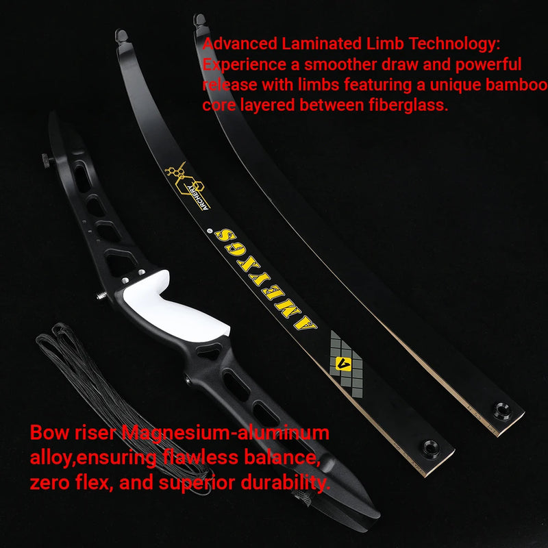 68 Inch Takedown Bow 20-40 lbs Hunting Alloy Handle Right | SAMAG