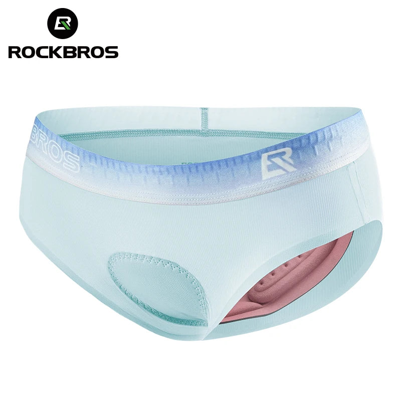 ROCKBROS Women Cycling Underwear Padded Shockproof Mountain MTB Bicycle Shorts Comfortable Underwear Tights Women Shorts