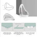 1-6pcs Transparent Table Corner Protector, Edge Sticker, Glass Corner Furniture, Silicone Corner Protector, Table Anti-Collision