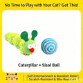 Cat Chew Toys Caterpillar Catnip Molar Toy Silvervine Cat Teaser Interaction Toy Clean Mouth Kitten Toy Pet Supplies Accessories