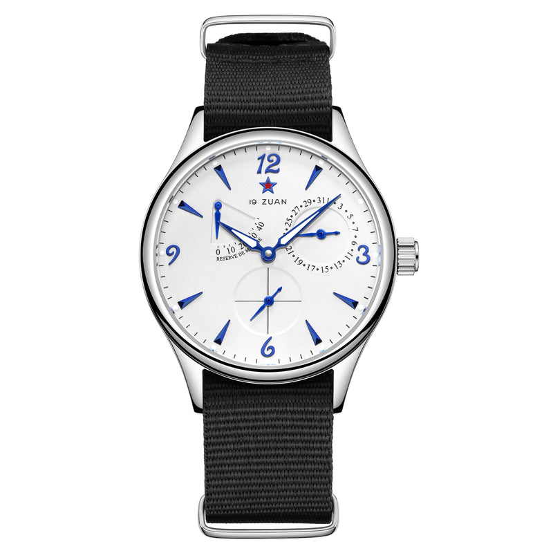 New 1963 40mm Mens Pilot Automatic Mechanical Watch Seagull ST17 Sapphire Crystal Waterproof Retro Style