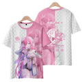 Elysia Honkai Impact 3 Role Playing T-Shirts New Arrival 3D Print Kids Anime Tees Summer Men Women Harajuku Short Sleeve Y2k Top