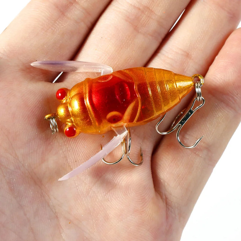 4cm/5.5g Bionic Cicada Hard Bait Fishing Lure Simulation - View 14 | SAMAG