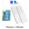 WiFi Smart Switch EWelink ,DC 12V 24V 48V USB 5V 4 Channels Wireless Remote Control,DIY Switch,Alexa Google Home Voice Control