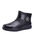 Men Rain Boots Non-slip Light Hiking Rain Shoes Slip on Waterproof Outdoor Leisure Rubber Fishing Shoes Work Water Shoes