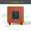 10 Inch Active Subwoofer Speaker Peak 300W Power HiFi Fever Wooden Subwoofer Home Theater Audio Sound Box For AMP/PC/TV/DVD/CD