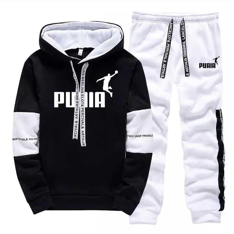 Men's Set/Hoodie/Pants Autumn Winter Daily Casual Sports | SAMAG