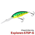 TSURINOYA 57SP Deep Dive Suspending Minnow SHAD Fishing | SAMAG