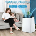 14000 BTU Portable Air Conditioners, Cools Up to 750 Sq.Ft,Cooling/Dry/Fan Mode,Quiet Portable AC Unit With Remote Control,AC Unit For Large Living Room,Office