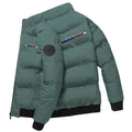 Men's Winter Down Jacket Thick Warm Puffer Coat Waterproof Cold Weather Casual Parka Hooded Windproof Menswear Outerwear Parkas