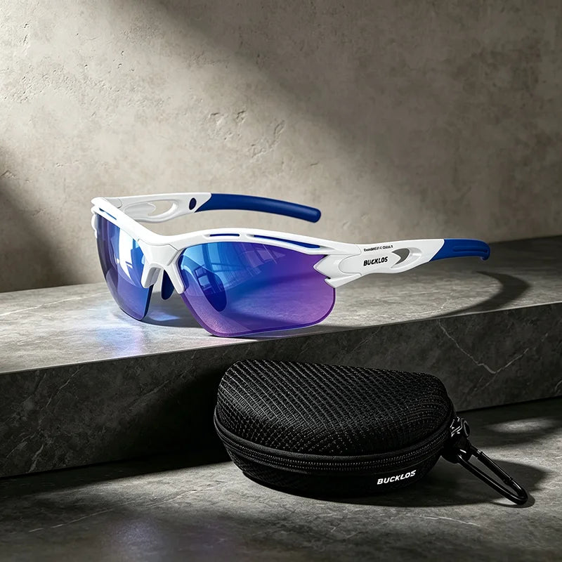 BUCKLOS Bike Polarized Sunglasses HD UV400 Protection - View 9 | SAMAG