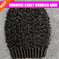 12A Burmese Curly Hair Bundles Burmese Virgin Raw Human Hair Bundles Unprocessed Weaving Water Wave Curly Hair Extensions 32In