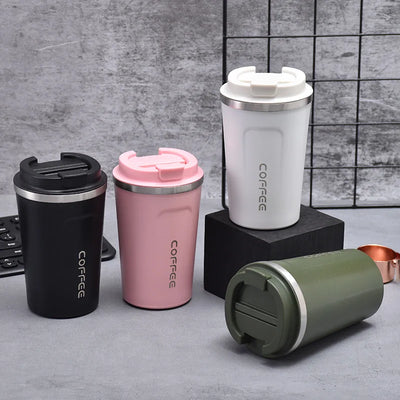 380/510ML Thermos Coffee Mug Double Wall Stainless Steel | SAMAG