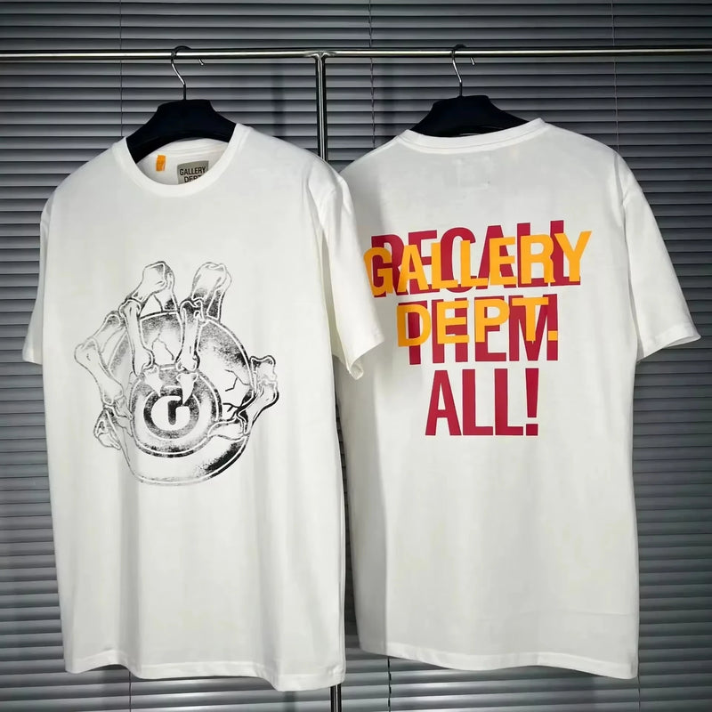 2026 Hot Selling Light Luxury T-shirt Summer Men's and Women's Cotton Clothing Fashion Beach Breathable Short Sleeved T-shirt