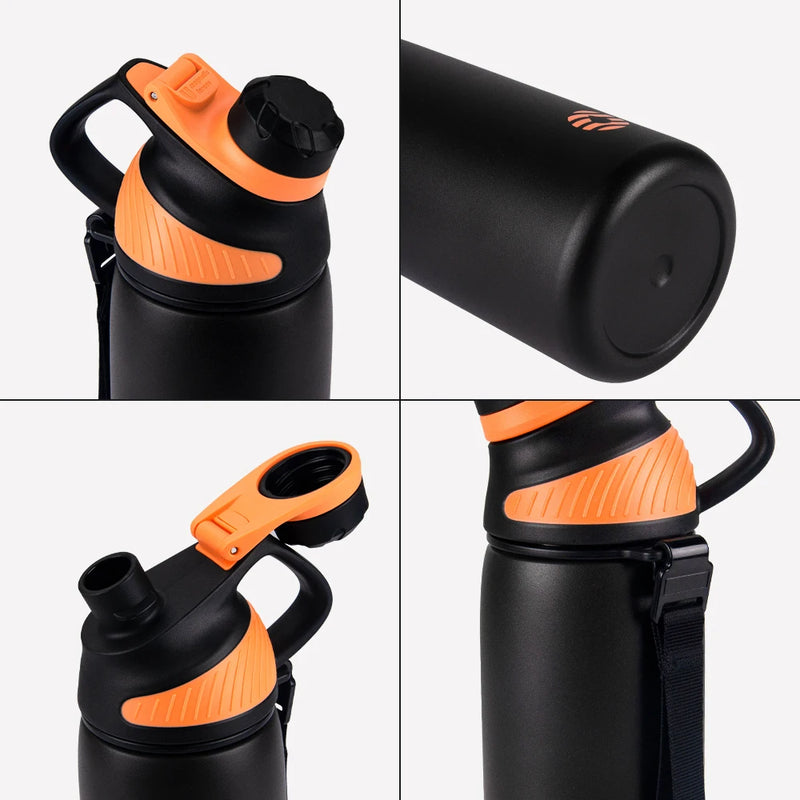 Fjbottle Thermo bottle With Magnetic Lid Outdoor Sport Stainless Steel Water Bottle Keep Cold Insulated Vacuum Flask 1000ml
