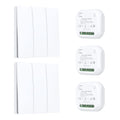 Self-Powered  Wireless Light Switch RF433MHz No Battery Waterproof Wall Panel Remote Control Kinetic Switches  for Home  Schakel
