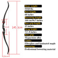 Lbs Archery Recurve Bow 60 Inch Black Hunting 15" | SAMAG