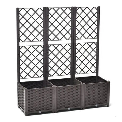 Modern Large Home Garden Vertical Planter Plastic Corner | SAMAG