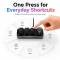 Macropad Macro Programming Keyboard RGB Mini Hot Swap Gaming Custom Knob Keypads Red Switch 3 Keys For - Visuel 3 | SAMAG