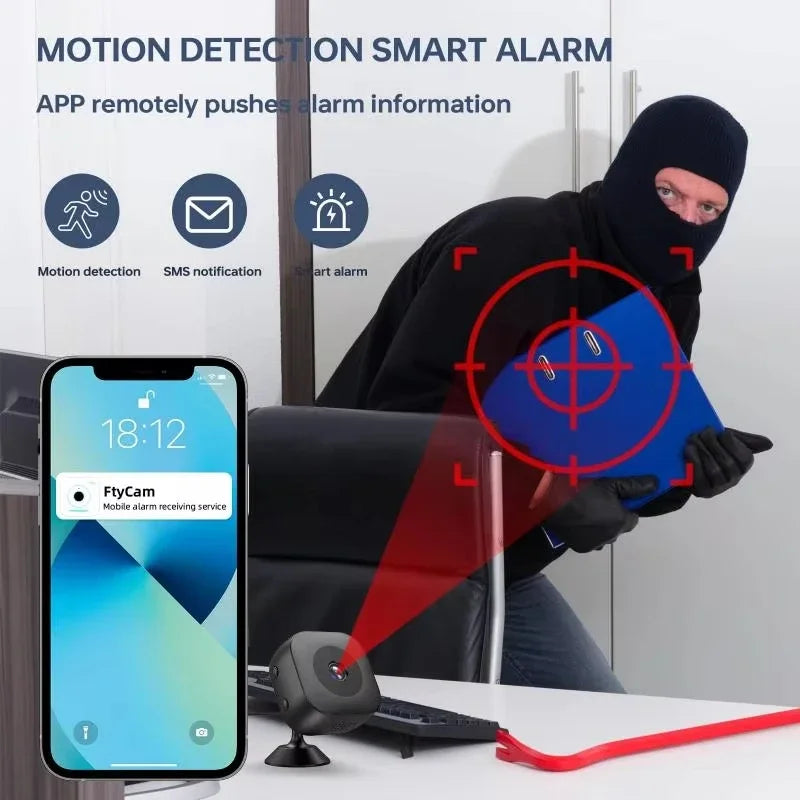 Mini Security Camera Wireless 1080P HD 2.4G WiFi Monitoring Security Protection Remote Night Vision Surveillance Smart Home 2026