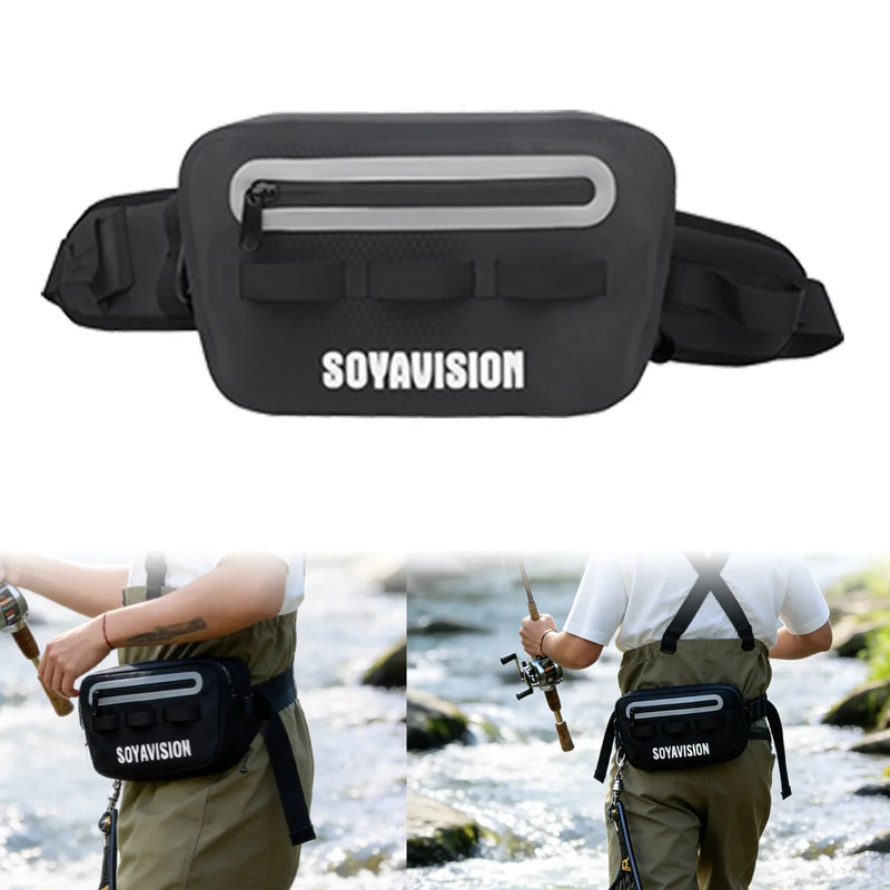 Fishing Backpack Portable Gear Bag with Rod Holder - View 7 | SAMAG
