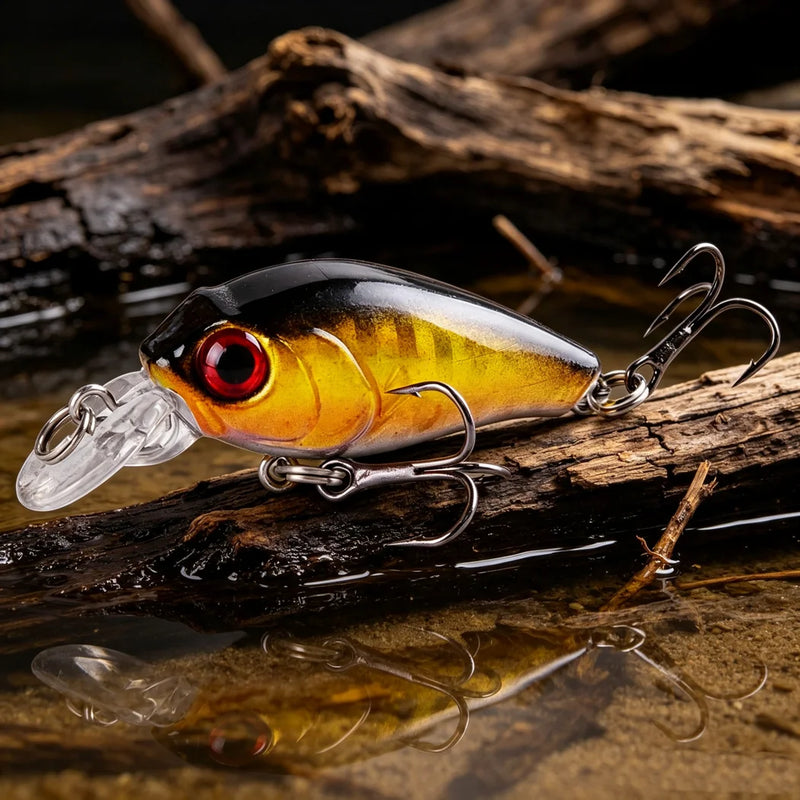 Fishing Lures Minnow Sinking Wobbler Carp Hard Bait 4.5cm | SAMAG