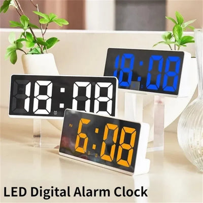Simple Alarm Clock with LED Display, Large Screen Digital | SAMAG