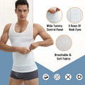 Men's Body Shaper Compression Vest Abdomen Shapewear Tummy Slimming Sheath Gynecomastia Shapers Corset Waist Trainer Fajas Tops