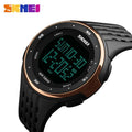 SKMEI 1219 Mens Ladies Digital Clock Relogio Masculino  Outdoor Sport Watches Men Women Waterproof LED Sport Military Watches