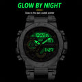 FOXBOX Top Brand Watches Luxury Men Quartz Waterproof Digital Wristwatch Fashion Military Mens Watch Luminous Clock Reloj Hombre