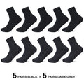 10 Pairs/Lot Men's Bamboo Fiber Socks Compression Autumn | SAMAG