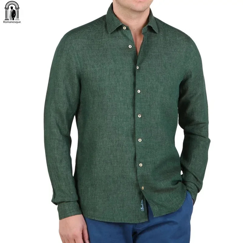 Fashion Streetwear Men's Summer Comfy Cotton Linen Casual | SAMAG