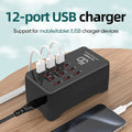 15/20/30/40Port USB Charger for iPhone iPad Samsung Xiaomi Charging Station Dock Multi USB Charger Desktop Mobile Phone Charge