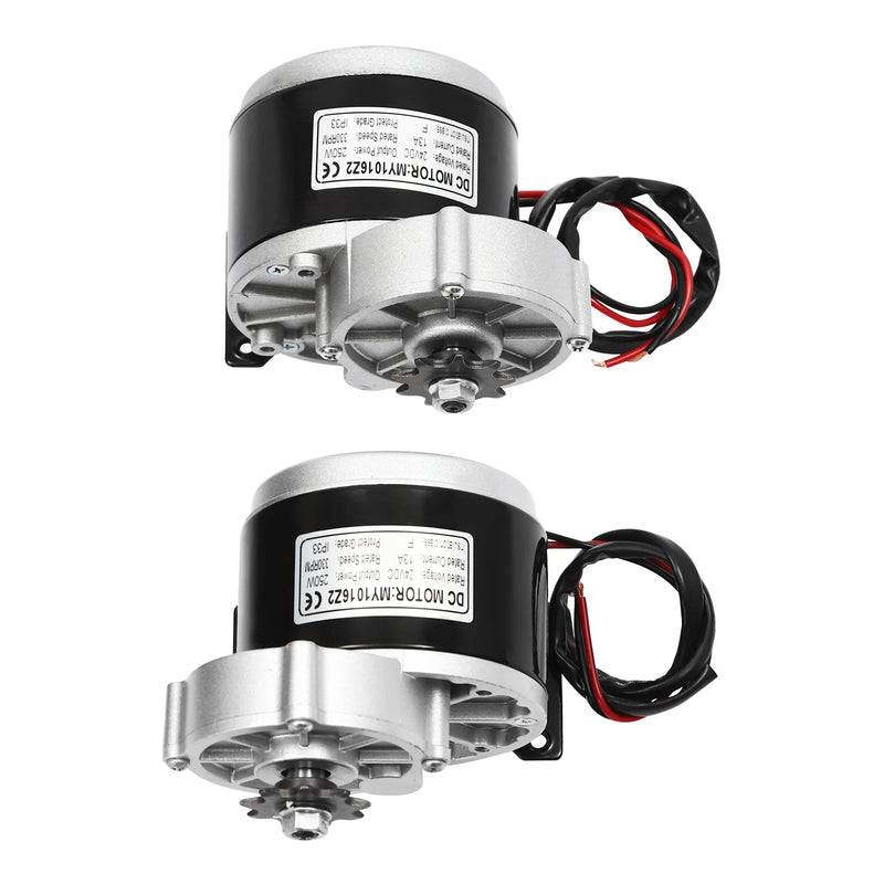 250W/24V 36V/350W Motor Drive Air Wheel Conversion Kit, 10Inch Double Wheel Set with Reverse Gear Switch and Thumb Throttle