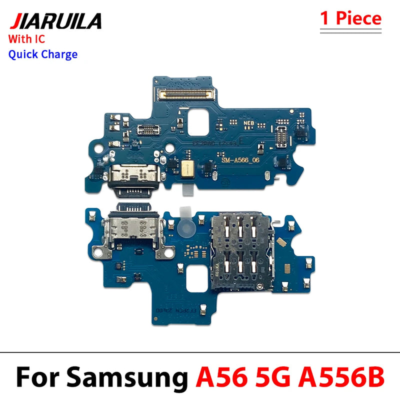 For Samsung A06 A16 A26 A36 A56 A07 A17 A37 A57 4G 5G USB Dock Charging Port Flex Cable Charger Board With Microphone Connector
