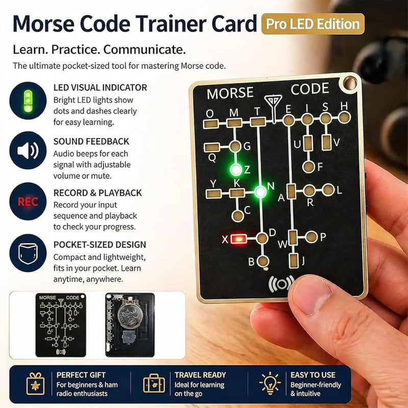 Morse Code Training Cards Professional Version | SAMAG