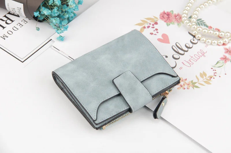 Luxur Leather Women's Wallet Large-capacity Multi-card Slots Slim Coin Pocket Purse Cards Holders Wallet for Woman