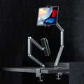 Desk Bed Tablet Stand Adjustable For 4-12.9 Inches Desktop Mobile Phones Tablets Aluminum Arm Mount For iPad Pro Mini Xiaomi Tab
