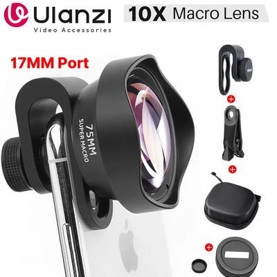 Ulanzi 17mm 10X Macro Lens Universal For iPhone 13 14 15 | SAMAG