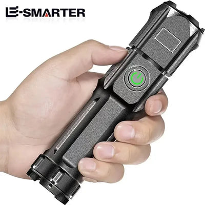 Powerful LED Flashlight Rechargeable USB Waterproof Zoom | SAMAG