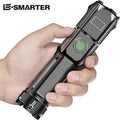Powerful LED Flashlight Rechargeable USB Waterproof Zoom Fishing Hunting Camping 100,00 Lumen Tactical Flashlight LED Torch