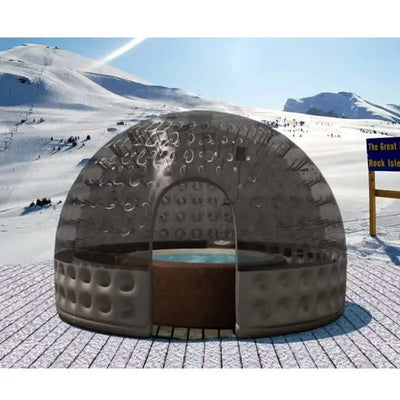 Inflatable Hot Tub Solar Dome Transparent For Sun Bath | SAMAG