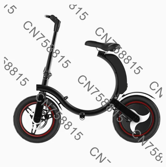 Ultra Lightweight Portable Mini Electric Vehicle with Battery, Men Women Commuter Transport，Folding Electric Car for Adults