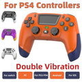 BT Gaming Gamepad with Six Axis Gyroscope For PS4 PS3 Wired Controller For Switch Oled Android Mobile Dual Vibration Joystick